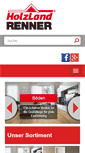 Mobile Screenshot of holzland-renner.de