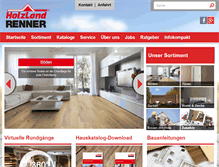 Tablet Screenshot of holzland-renner.de